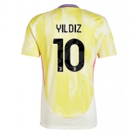 Camiseta Juventus Kenan Yildiz #10 Visitante Equipación 2024-25 manga corta